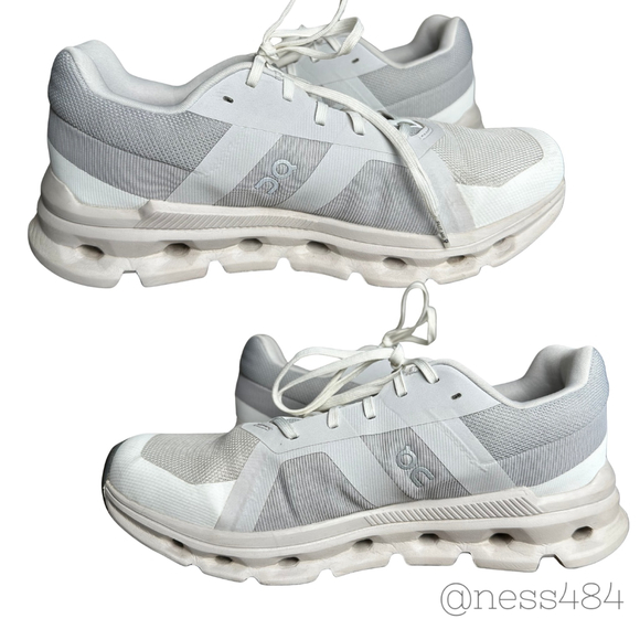 ON Cloud 5 Women's Running Shoes White Light Grey/WHITE Size 10 W US - Picture 3 of 6